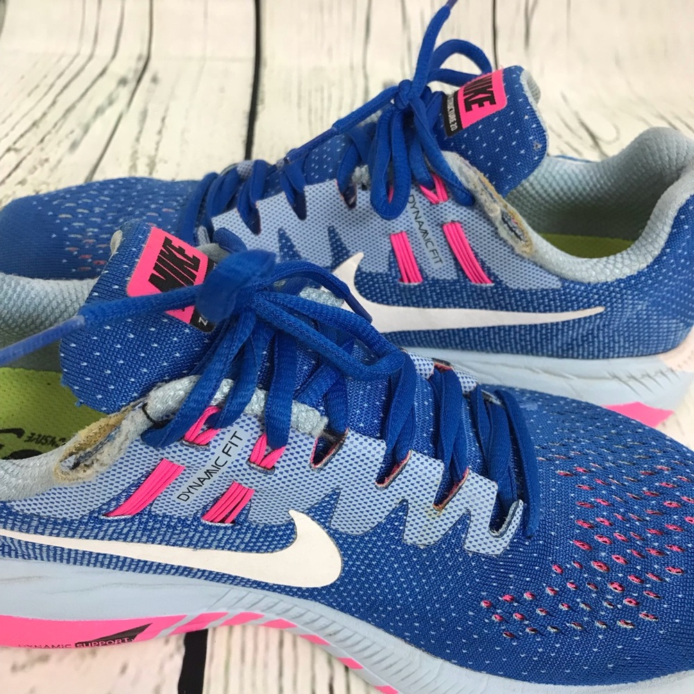 Nike air Zoom structure women’s running  blue 8.5 - Picture 4 of 8